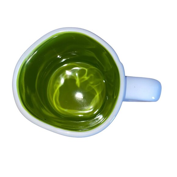 Rae Dunn Witchs Brew Ceramic Mug With Green Interior & Cauldron Design - Picture 5 of 6